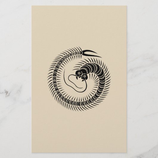 ムカデ環 便箋 (正面)