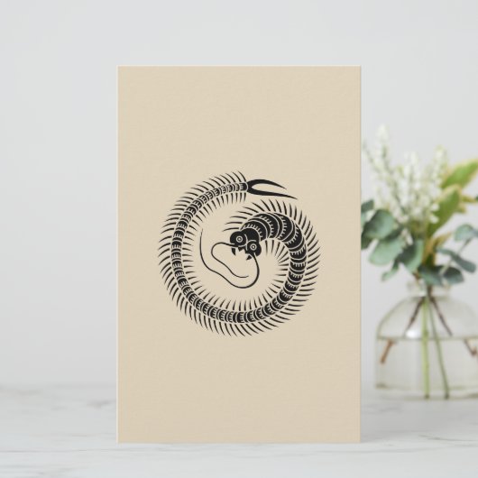 ムカデ環 便箋 (スタンド正面)