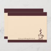 ムカライフ・トゥ・ザ・ソウル コーヒーカップ ノートカード (正面/裏面)