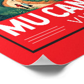 ムカンチャイベトナム旅行レトロエンブレム ポスター (角)