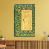 ムガルのバーとヘラートのミール・アリによる書道 キャンバスプリント (インサイチュ (リビング))