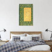 ムガルのバーとヘラートのミール・アリによる書道 キャンバスプリント (インサイチュ (寝室))