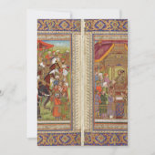 ムガルインディアンインドイスラム教イスラム教ボホアート 招待状 (正面)