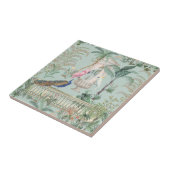 ムガルガーデンパロットピーコックトロピカルフォレスト タイル (側面)