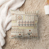 ムガルフローラペイズリー：エスニックデジタルエレガンス。 クッション (ブランケット)