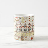 ムガルフローラペイズリー：エスニックデジタルエレガンス。 コーヒーマグカップ (中央)