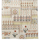 ムガルフローラペイズリー:エスニックデジタルエレガンス。 シャワーカーテン (正面)