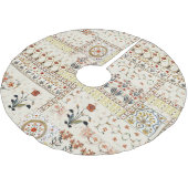 ムガルフローラペイズリー:エスニックデジタルエレガンス。 ブラッシュドポリエステルツリースカート (アングル)