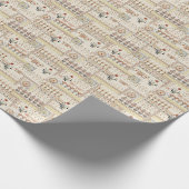 ムガルフローラペイズリー:エスニックデジタルエレガンス。 ラッピングペーパー (角)