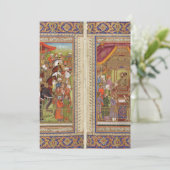 ムガル帝国のインド　イスラーム教　ムスリム　ボヘミアアート 招待状 (スタンド正面)