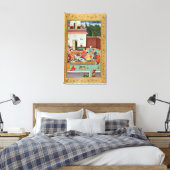 ムガル皇帝の中庭で羽毛 キャンバスプリント (インサイチュ (寝室))