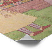 ムガル皇帝バブールとその子フマヤン ポスター (角)