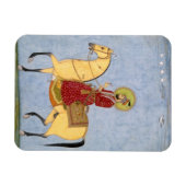 ムガル皇帝ファルクシアール(1683-1719) (r.1713) マグネット (横)