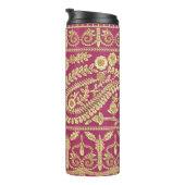 ムガル美術作品インディアン伝統的アンティーク金ゴールドb タンブラー (回転右)