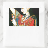 ムガル美術 長方形シール (バッグ)