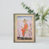 ムガル読・バブール ポストカード (スタンド正面)