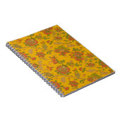 ムガールアートのモチーフとテキス縁どティ・デジタル技術 ノートブック (右側)