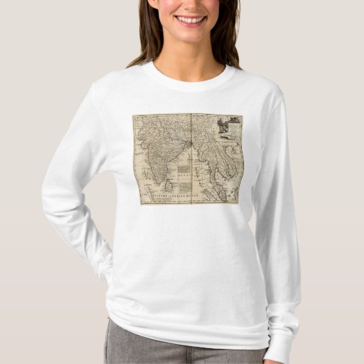 ムガール人帝国、インド Tシャツ (正面)