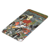 ムガール学校の皇帝アクバル川ガンジス マグネット (左側)