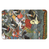 ムガール学校の皇帝アクバル川ガンジス マグネット (横)