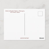 ムガール皇帝フマユン東デリーのインドの墓 ポストカード (裏面)