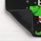 ムキムキエルフのクリスマスガールズ 女性エルフチーム クリスマスファミリー マウスパッド (コーナー)