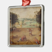 ムギおよび風袋1540年の喩え メタルオーナメント (左)