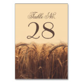 ムギのテーブル数カード テーブルナンバー (裏面)