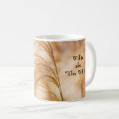 ムギの分野11のozのクラシックで白いマグ コーヒーマグカップ (正面右)