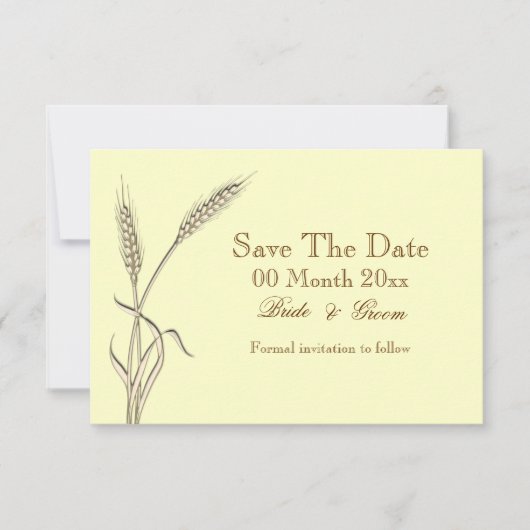 ムギの国の保存日付#2 セーブザデート (正面)