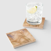 ムギの砂岩コースターの分野 ストーンコースター (横)