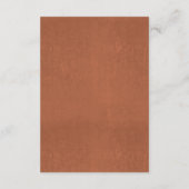 ムギの秋のオレンジ結婚式の詳細情報 エンクロージャーカード (裏面)