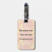 ムギの耳を搭載するオーナメント ラゲッジタグ (裏面縦)