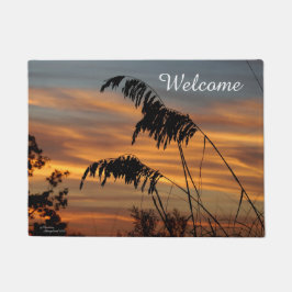 ムギの草の日の出の歓迎の玄関マット ドアマット