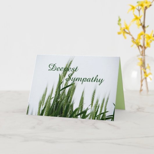 ムギ2862-tfv-はあらゆる大事な行事のためにカスタマイズ カード (黄色い花)