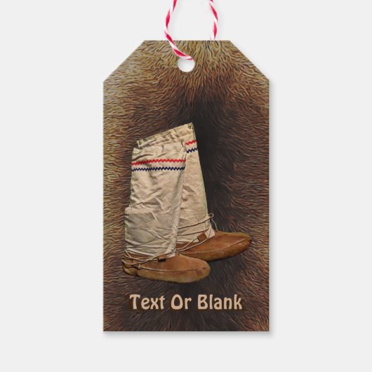 ムクルックスオンカリブーの毛皮 ギフトタグ (正面)