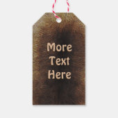 ムクルックスオンカリブーの毛皮 ギフトタグ (裏面)