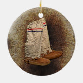 ムクルックスオンカリブーの毛皮 セラミックオーナメント (裏面)