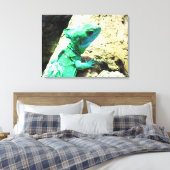 ムクロウカカゲ爬虫類 キャンバスプリント (インサイチュ (寝室))