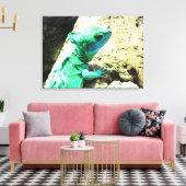 ムクロウカカゲ爬虫類 キャンバスプリント (インサイチュ (リビング))