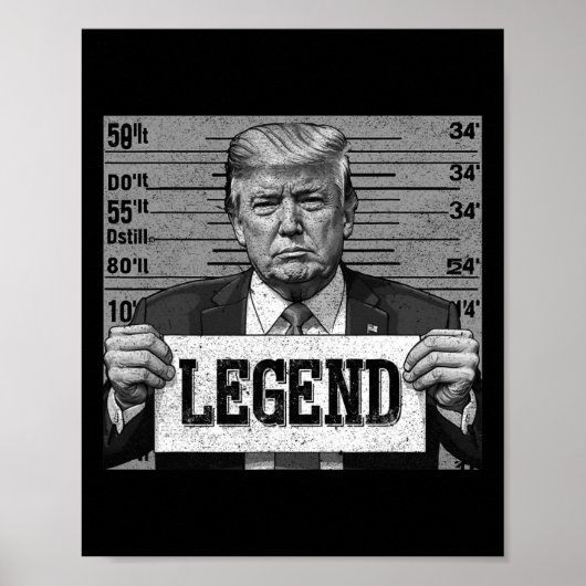 ムグショットおもしろいトランプ2024 ポスター (正面)