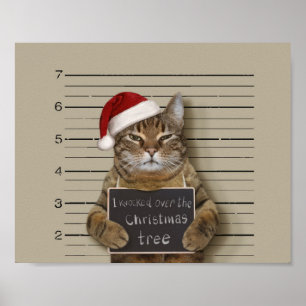 ムグショットキャットクリスマス ポスター