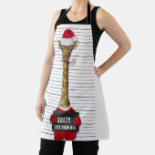 ムグショット罪のおもしろいキリン・クリスマス エプロン (インサイチュ)