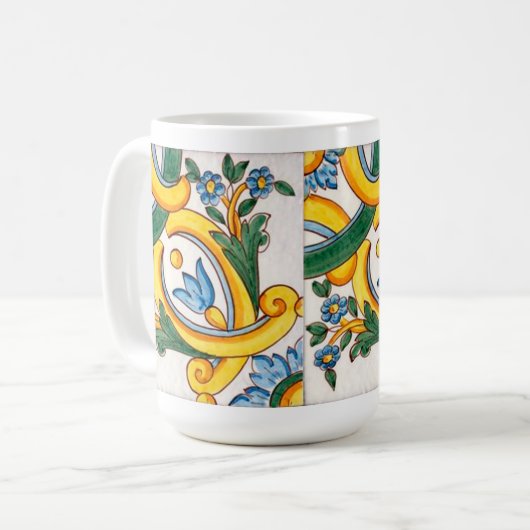 ムグセラミカカルタギロン コーヒーマグカップ (正面左)