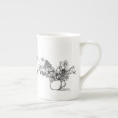 ムグブーケインボーン中国 ボーンチャイナマグカップ (右)