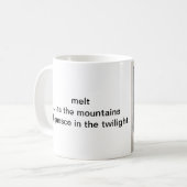 ムグワード潮解 コーヒーマグカップ (正面左)