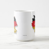 ムグ・ドイツ国旗の統一正義の自由 コーヒーマグカップ (中央)