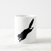 ムササビのシルエット コーヒーマグカップ (中央)