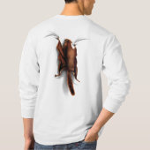 ムササビの攻撃(背部) Tシャツ (裏面)