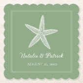 ムサザメ結婚イ ペーパーコースター (正面)